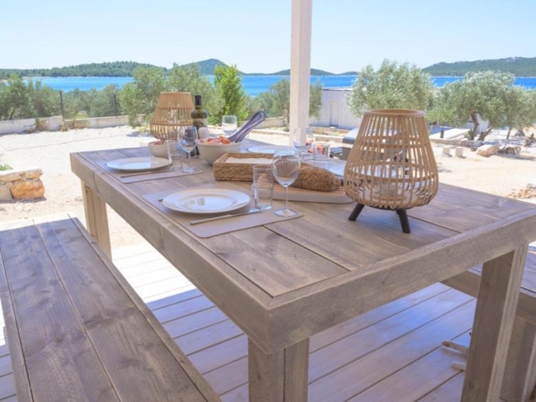 Buqez Eco Resort - Beach Villa 37 And 40 Pakoštane Kültér fotó